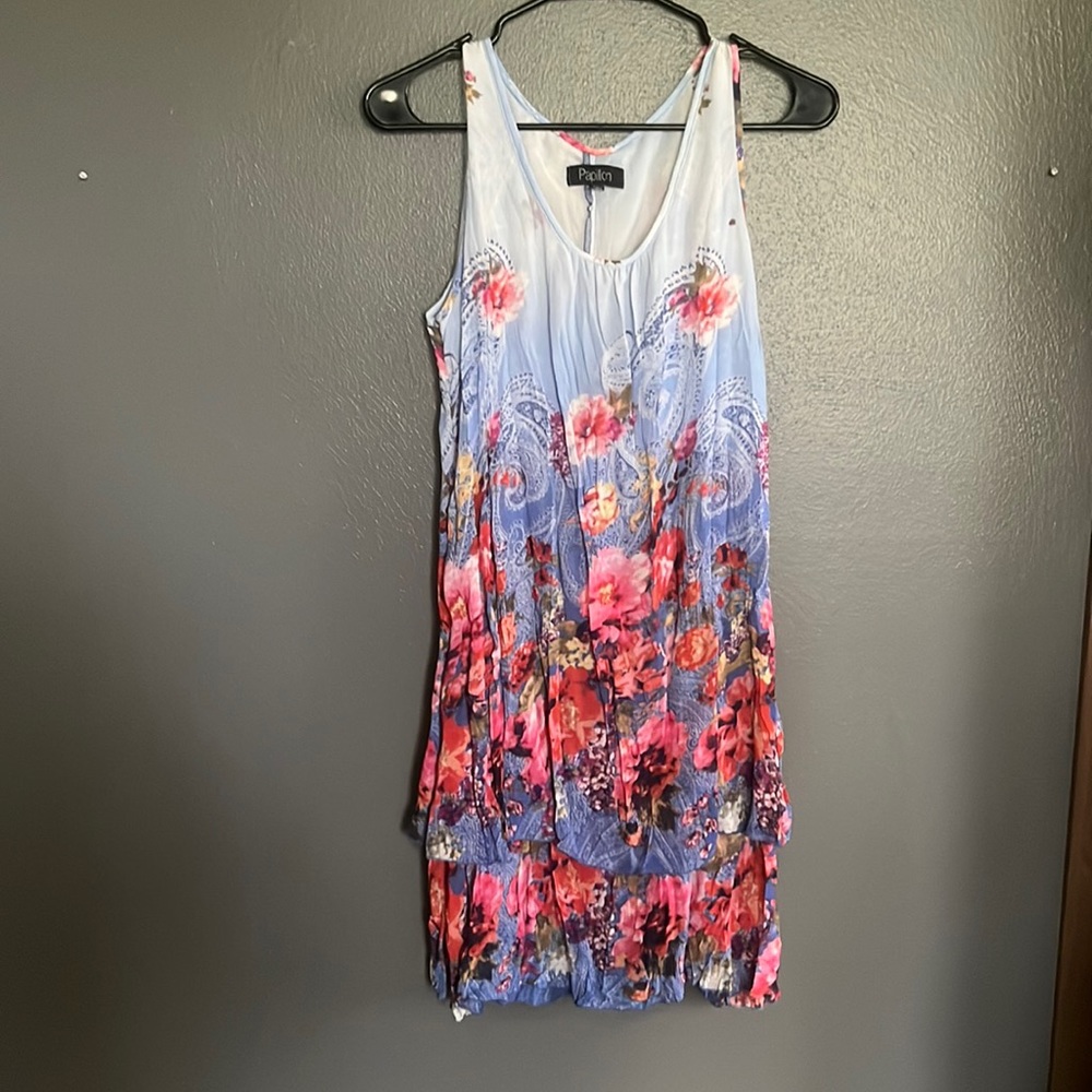 Floral tiered dress